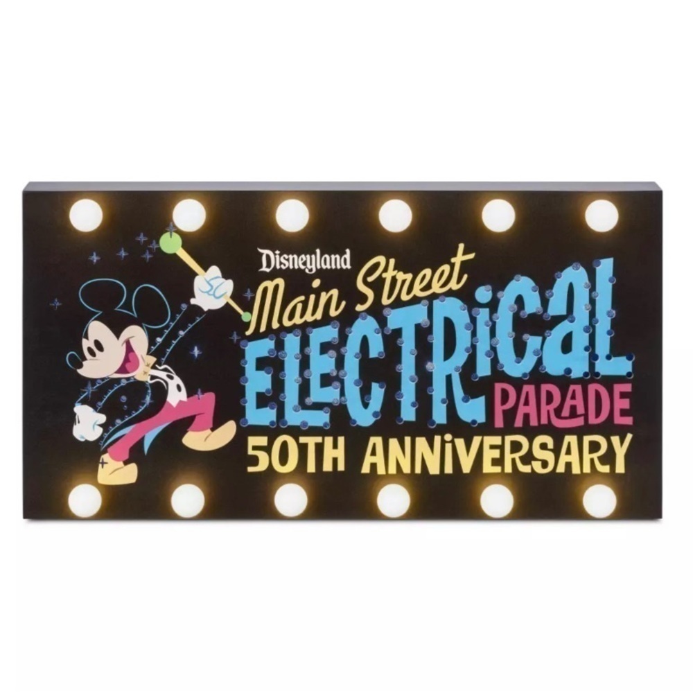 The main street electrical parade 50th anniversary light-Up wall decor
